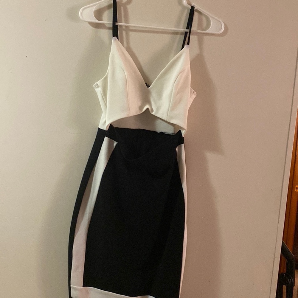 Fashion Nova, black/white, small